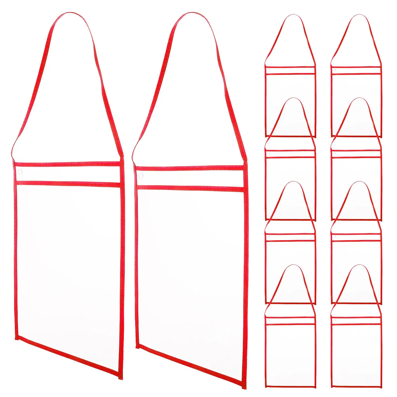 10 Pcs File Bags Transparent Document Holders Blue Single Pocket Dry Erase Folders Storage Organizers Office Supplies
10 Pcs File Bags Transparent Document Holders Blue Single Pocket Dry Erase Folders Storage Organizers Office Supplies