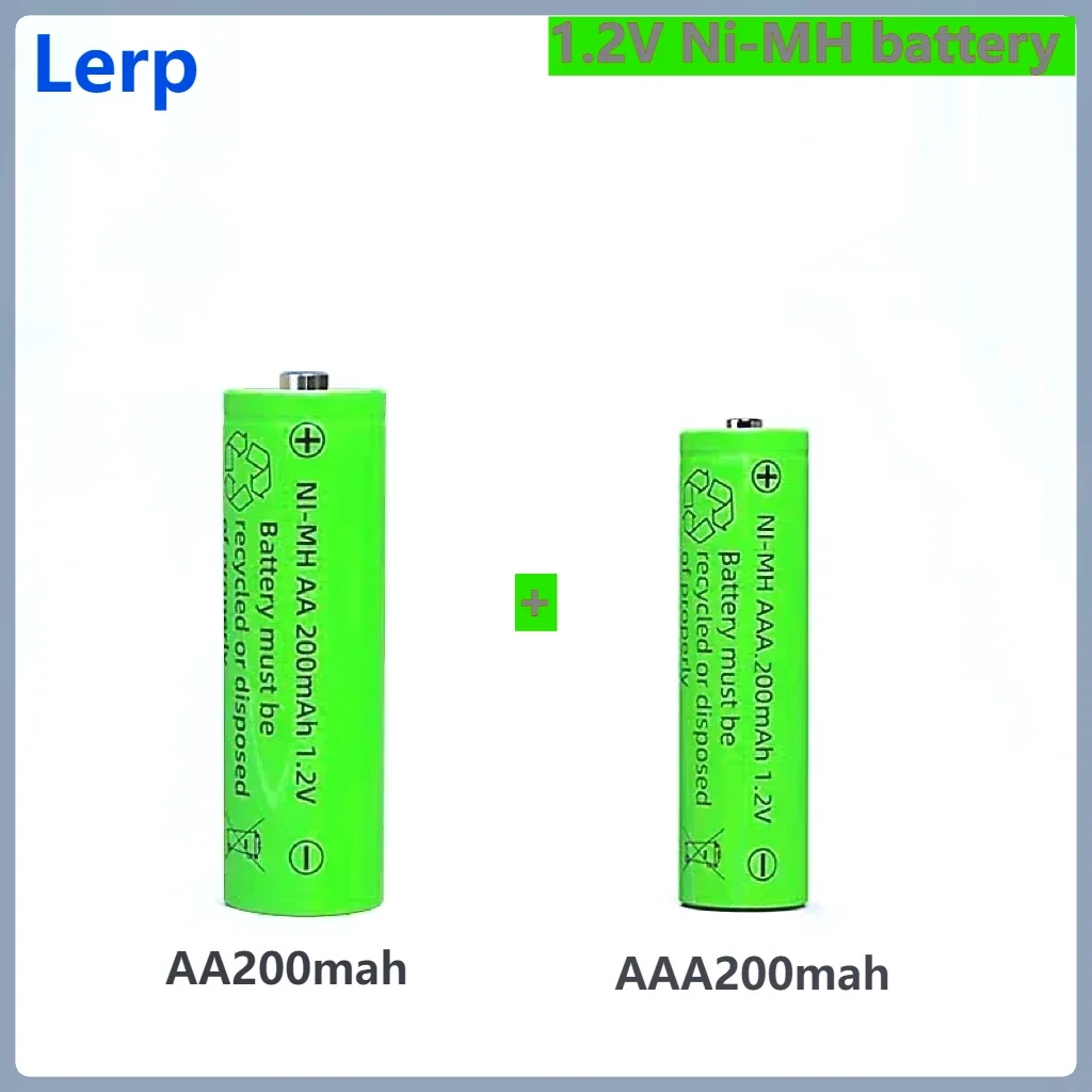 2025 New AA+AAA 1.2V200mAh rechargeable battery combination, nickel hydrogen battery RC toy watch LED solar cell
2025 New AA+AAA 1.2V200mAh rechargeable battery combination, nickel hydrogen battery RC toy watch LED solar cell