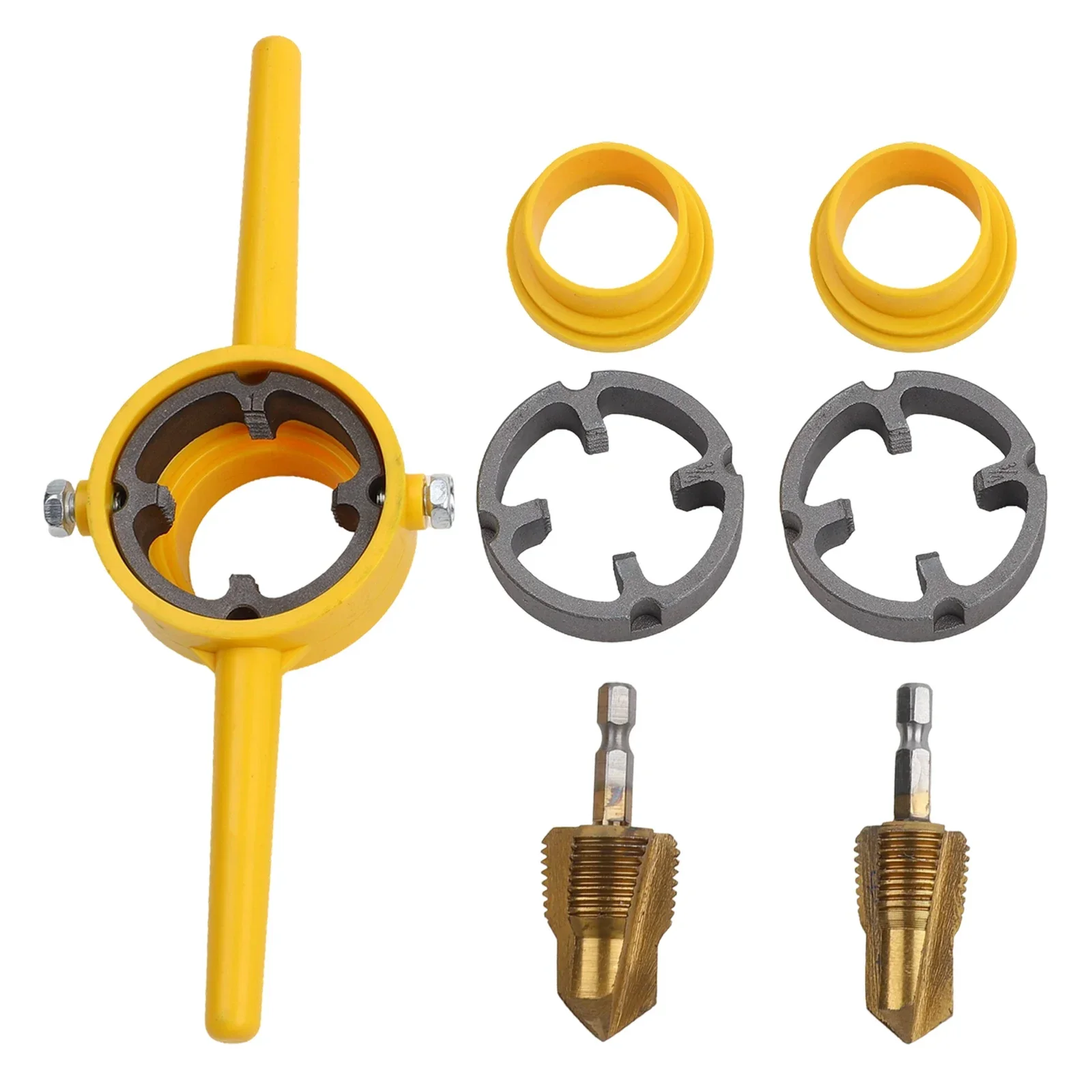 1 2 Inch Pipe Threader Drill Bits For Water Pipe Pipe Hexagon Shank Electric Drill Compatible Thread Sizes 1 2 Thread Sizes 3 4
1 2 Inch Pipe Threader Drill Bits For Water Pipe Pipe Hexagon Shank Electric Drill Compatible Thread Sizes 1 2 Thread Sizes 3 4