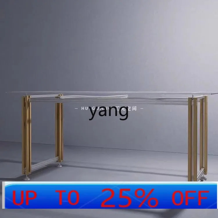 LMM modern simple clothing store transparent water table multi-functional shoe bag jewelry display bar table
LMM modern simple clothing store transparent water table multi-functional shoe bag jewelry display bar table