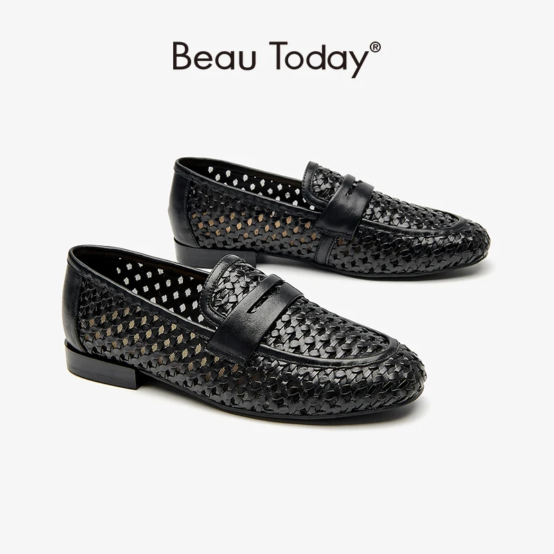 BeauToday Hollow out Sandals Women Genuine Cow Leather Solid Color Shallow Cover Heel Slip-on Female Summer Shoes Handmade 27514
BeauToday Hollow out Sandals Women Genuine Cow Leather Solid Color Shallow Cover Heel Slip-on Female Summer Shoes Handmade 27514