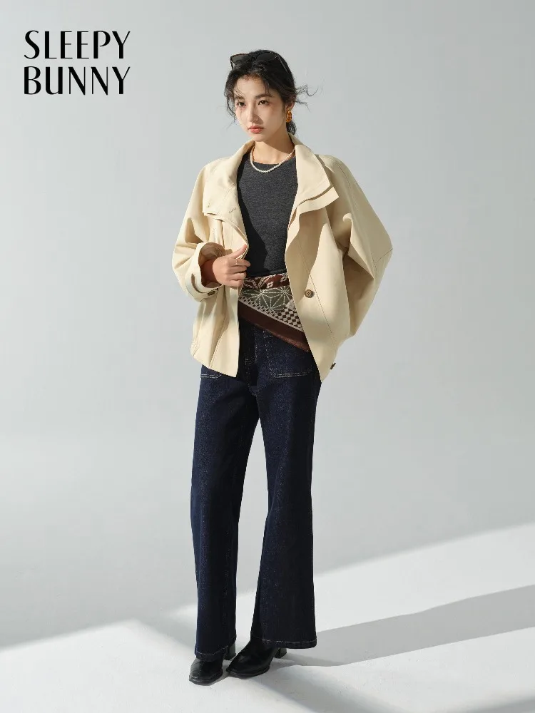 Trench Coat Jacket Women Oversized Stand Collar Outwear Casual Loose Fashionable Outerwear Petite High-End Chic Everyday Wear
Trench Coat Jacket Women Oversized Stand Collar Outwear Casual Loose Fashionable Outerwear Petite High-End Chic Everyday Wear