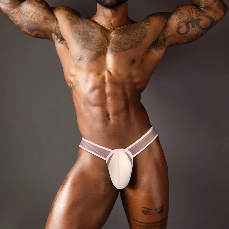 ADANNU Men's Sexy Underwear Low-rise Solid Color Thong Ultra-thin Breathable Comfortable Men's Pants Gay G String
ADANNU Men's Sexy Underwear Low-rise Solid Color Thong Ultra-thin Breathable Comfortable Men's Pants Gay G String