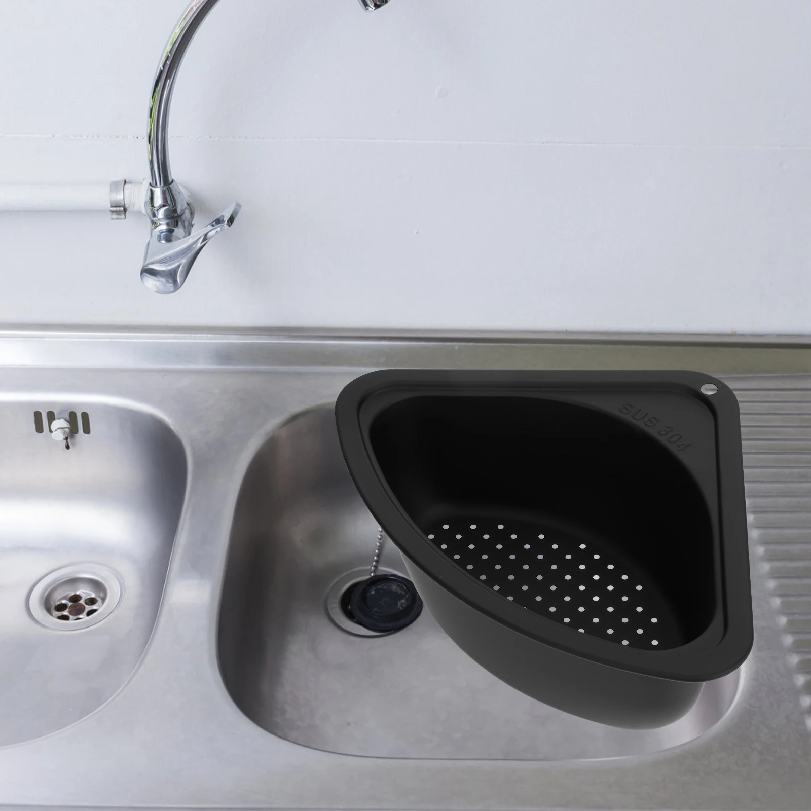 s Stainless Steel Drain Basket Corner Sink Strainer Straining Hot Food Scraps Vegetables Fruits Space Saving Kitchen
s Stainless Steel Drain Basket Corner Sink Strainer Straining Hot Food Scraps Vegetables Fruits Space Saving Kitchen