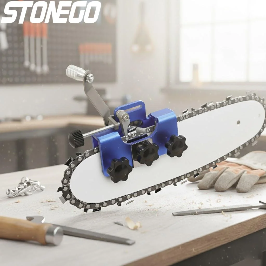 Portable Manual Chainsaw Sharpener Hand Crank Grinder Easy to Use Durable Tool for Effective Sharpening
Portable Manual Chainsaw Sharpener Hand Crank Grinder Easy to Use Durable Tool for Effective Sharpening