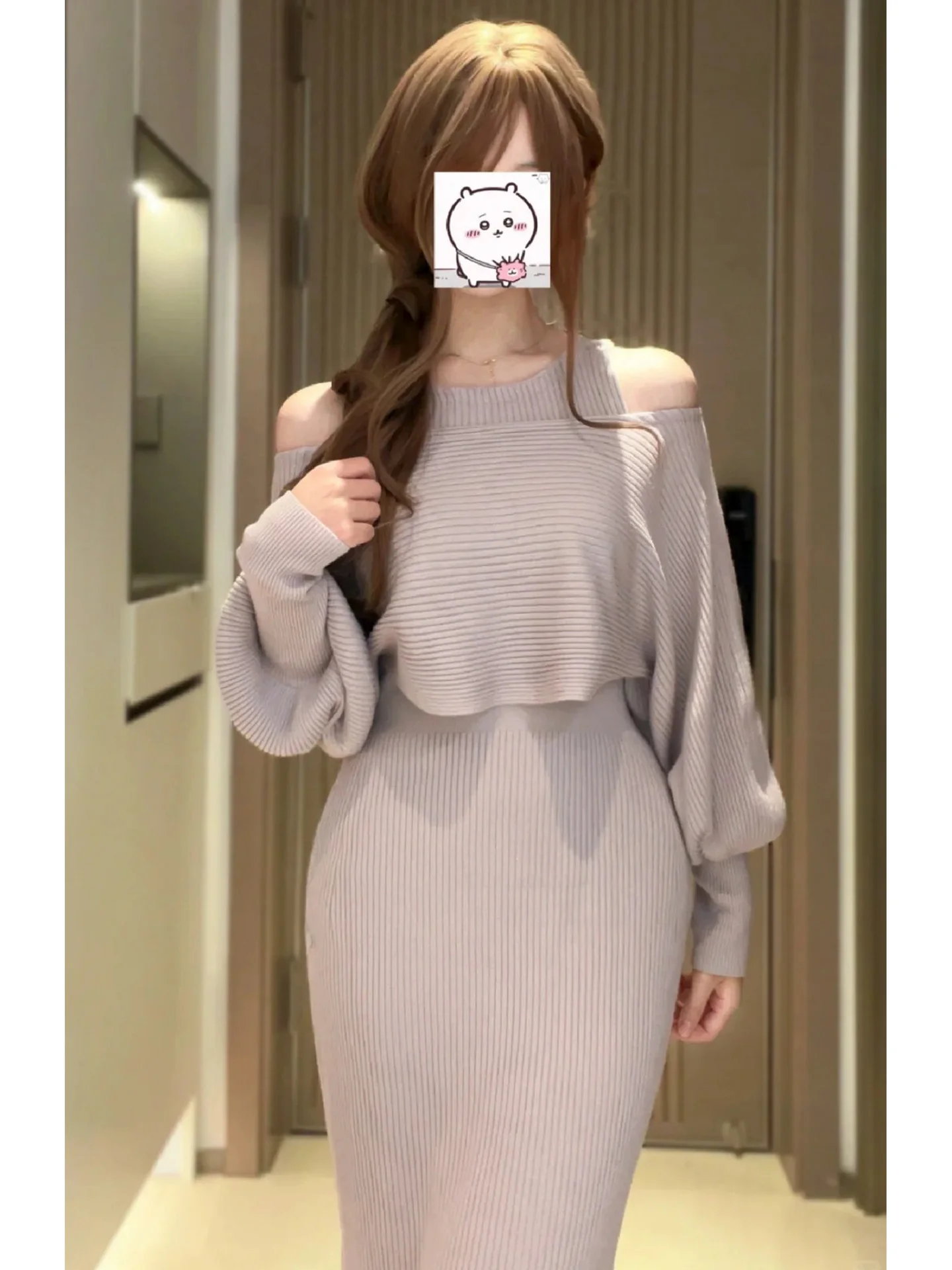 Sweet Style Knitted Dress Set with Lantern Sleeve And Belt Design Sleeveless Warm Autumn Fashion Women's Clothing Two-Piece Set
Sweet Style Knitted Dress Set with Lantern Sleeve And Belt Design Sleeveless Warm Autumn Fashion Women's Clothing Two-Piece Set