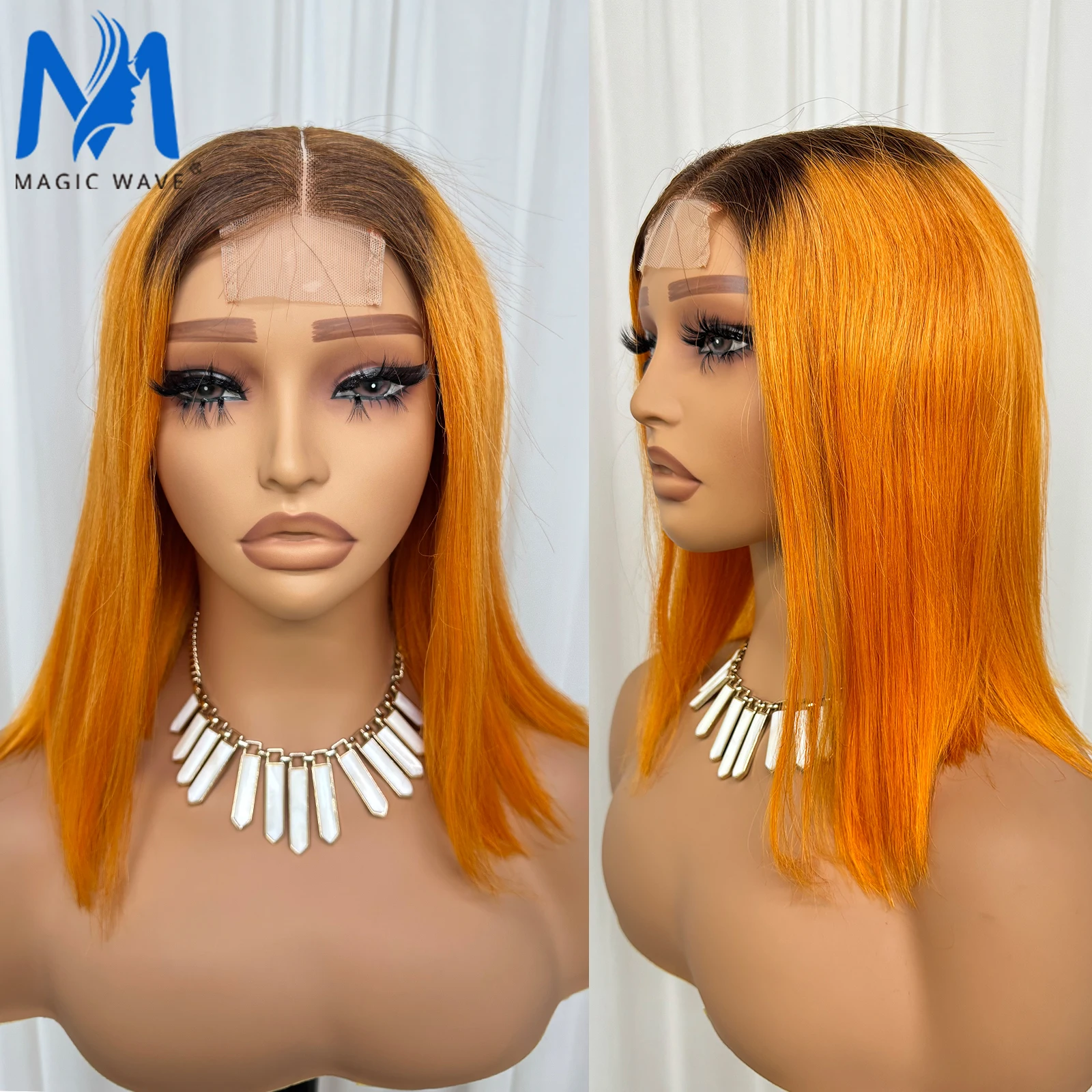2x6 Lace Closure 4/350 Orange Colored Straight Bob Human Hair Wig for Black Women 250% Density Brazilian Remy Hair Pre Plucked
2x6 Lace Closure 4/350 Orange Colored Straight Bob Human Hair Wig for Black Women 250% Density Brazilian Remy Hair Pre Plucked