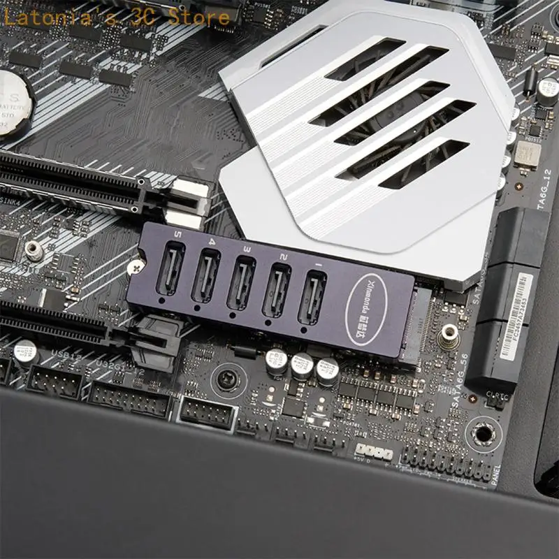 High-Speed M.2 NVMe to 5-Port SATAIII Adapter Card SATA3.0 Adapter Card 2280 X3UB
High-Speed M.2 NVMe to 5-Port SATAIII Adapter Card SATA3.0 Adapter Card 2280 X3UB