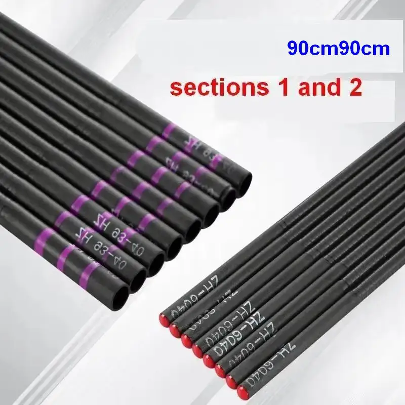 TP12 90cm+90cm 90cm90cm Sections 1 and 2 HOLLOW HI-CARBON Waterproof Tip Replacing Fishing Rod Tip Blanks Top Thinnest Sections
TP12 90cm+90cm 90cm90cm Sections 1 and 2 HOLLOW HI-CARBON Waterproof Tip Replacing Fishing Rod Tip Blanks Top Thinnest Sections