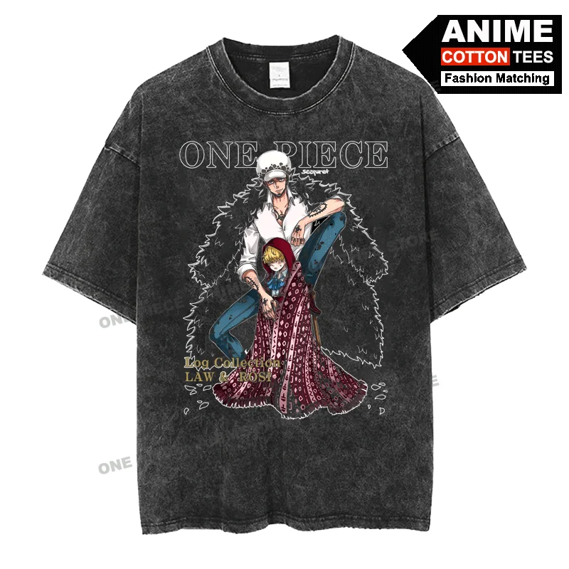 Anime Peripheral Clothing ONE PIECE - Law & Rosinante Print T Shirt y2k Street styl Men Women Short Sleeve Cotton Loose Tees
Anime Peripheral Clothing ONE PIECE - Law & Rosinante Print T Shirt y2k Street styl Men Women Short Sleeve Cotton Loose Tees