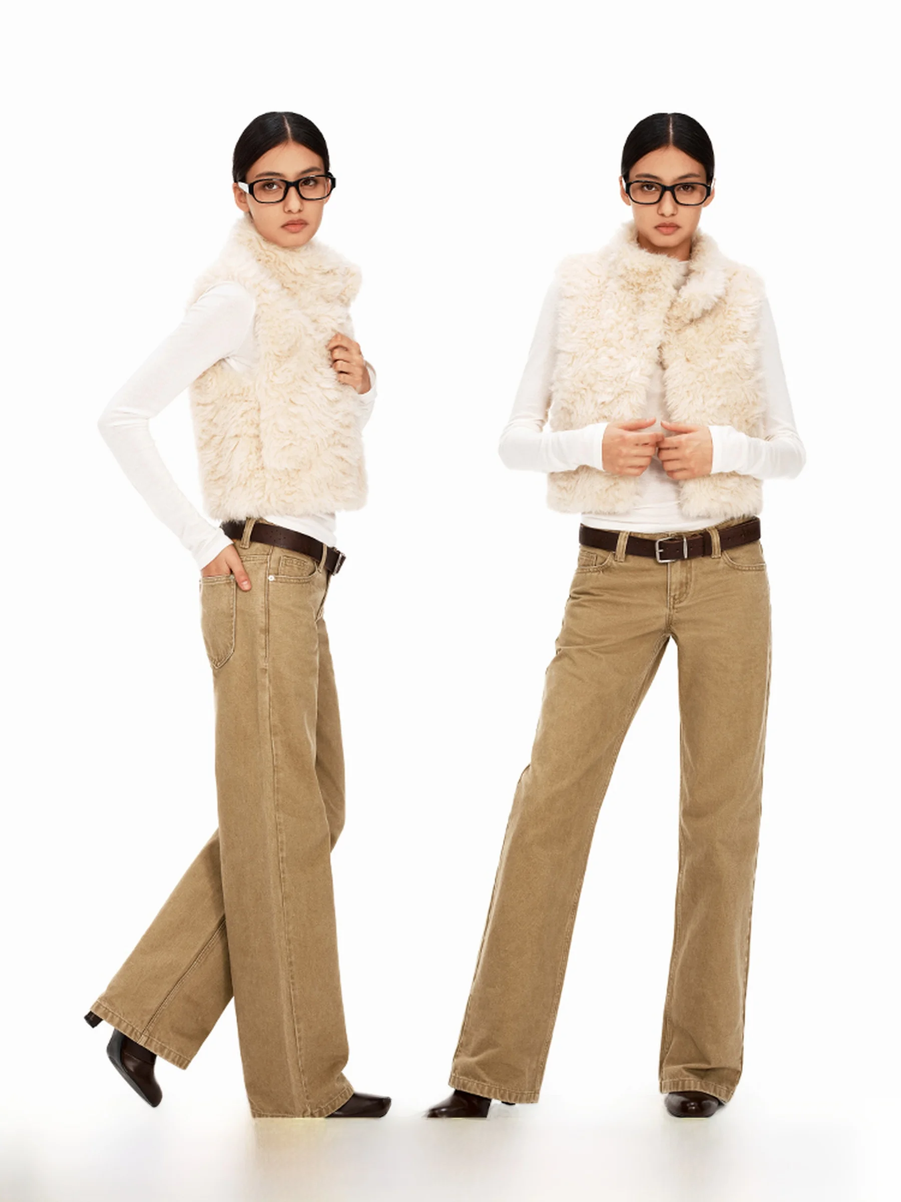 Low Waist Weathered Khaki Work Pants Straight Leg Full Cotton Twill Slim Fit Jeans Simple Style Ladies Fashion Winter Collection
Low Waist Weathered Khaki Work Pants Straight Leg Full Cotton Twill Slim Fit Jeans Simple Style Ladies Fashion Winter Collection
