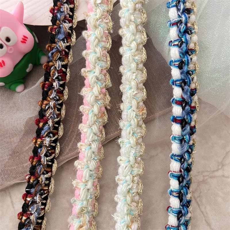 New 1.5cm Wide Dopamine Color Scheme Blue Pink Tweed Lace Accessories Clothing Bags Shoes Hats DIY Sewing Materials Webbing
New 1.5cm Wide Dopamine Color Scheme Blue Pink Tweed Lace Accessories Clothing Bags Shoes Hats DIY Sewing Materials Webbing