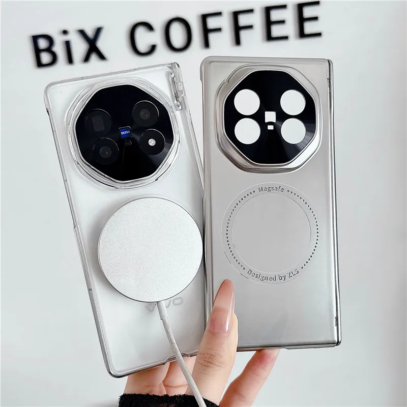 Plating Phone Case For VIVO X Fold 5 Front Protection Film PC Hard Shell Magnetic Wireless Charger Hinge Back Cover
Plating Phone Case For VIVO X Fold 5 Front Protection Film PC Hard Shell Magnetic Wireless Charger Hinge Back Cover