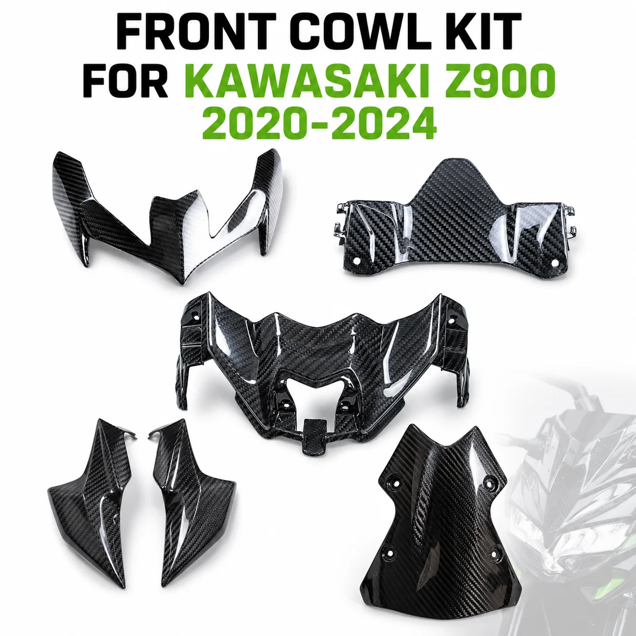 Frame Side Fairing Covers Frame Guard Carbon Fiber Side Panel Trim for Kawasaki Z900 Z 900 2020-2024 Motorcycle Accessories
Frame Side Fairing Covers Frame Guard Carbon Fiber Side Panel Trim for Kawasaki Z900 Z 900 2020-2024 Motorcycle Accessories