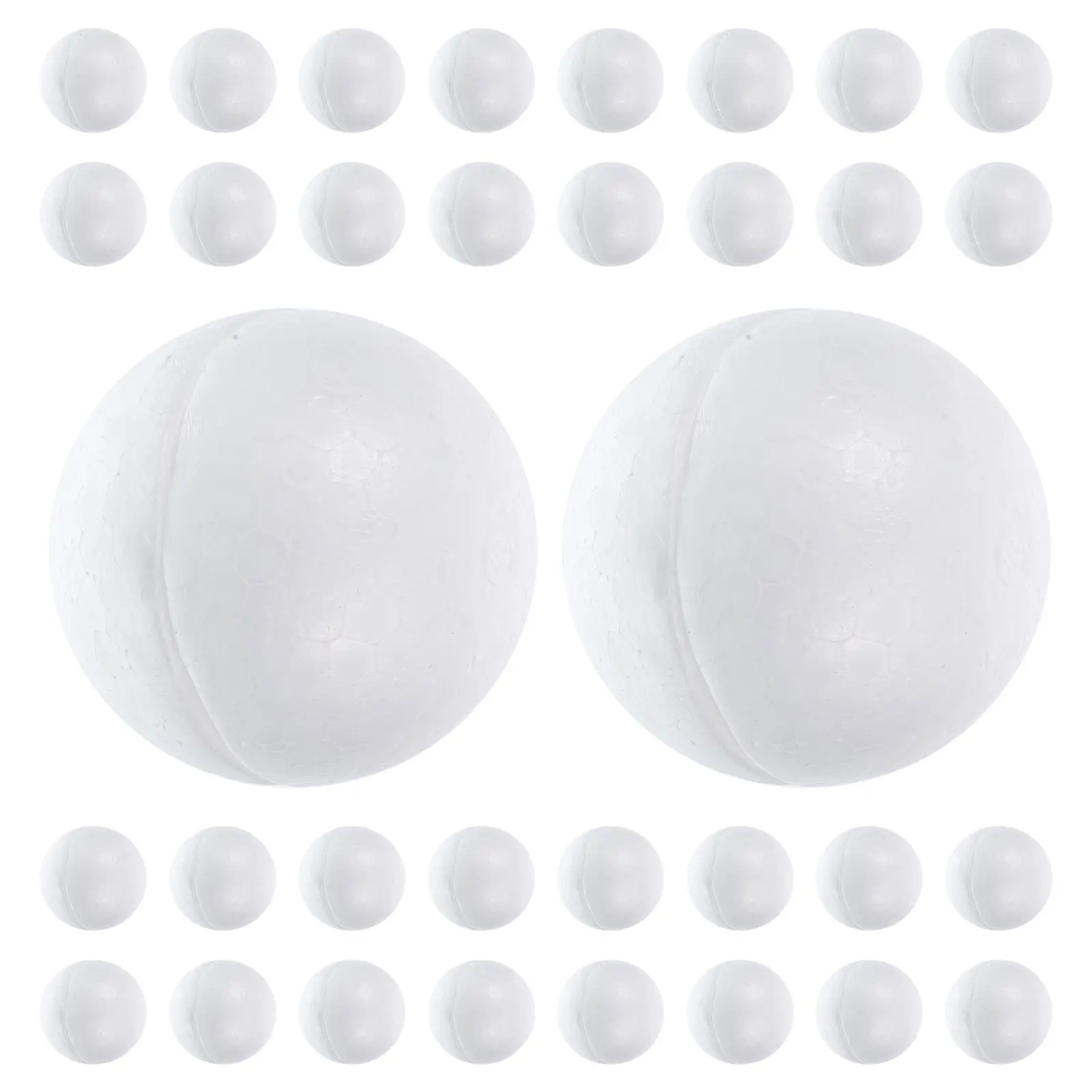 50 Pcs Foam Ball Accessories White Half Balls Craft Supplies Semicircle Ornaments Christmas Decorations DIY Projects Kids
50 Pcs Foam Ball Accessories White Half Balls Craft Supplies Semicircle Ornaments Christmas Decorations DIY Projects Kids