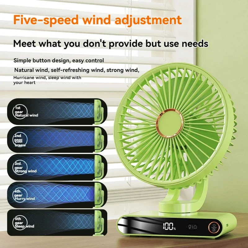 F6 5-скоростной автоматический встряхивающий вентилятор с зажимом, цифровой дисплей, вращающийся студенческий общежитие, кровать, ночник, офисный рабочий стол Type-C
F6 5-скоростной автоматический встряхивающий вентилятор с зажимом, цифровой дисплей, вращающийся студенческий общежитие, кровать, ночник, офисный рабочий стол Type-C