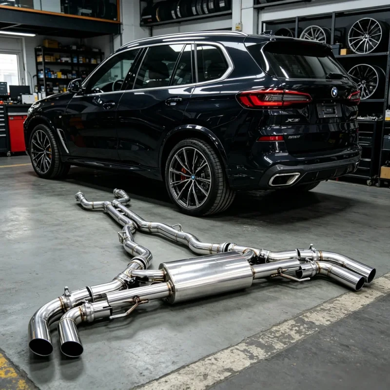Выхлопная система Valvetronic Catback для BMW X5 G05 X6 G06 M60i N63B 4.4T, нержавеющая сталь, глушитель, улучшение звука, тюнинг выхлопных труб
Выхлопная система Valvetronic Catback для BMW X5 G05 X6 G06 M60i N63B 4.4T, нержавеющая сталь, глушитель, улучшение звука, тюнинг выхлопных труб