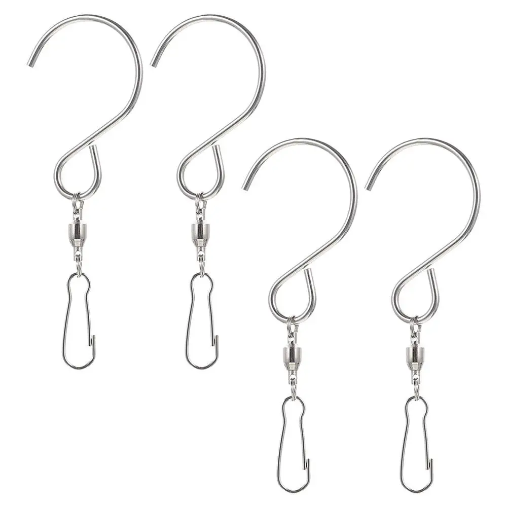 4PCS Stainless Steel Hooks Rotating Design for Hanging Flower Baskets Bird Feeders Wind Chimes Garden Decorations Swivel Hooks
4PCS Stainless Steel Hooks Rotating Design for Hanging Flower Baskets Bird Feeders Wind Chimes Garden Decorations Swivel Hooks