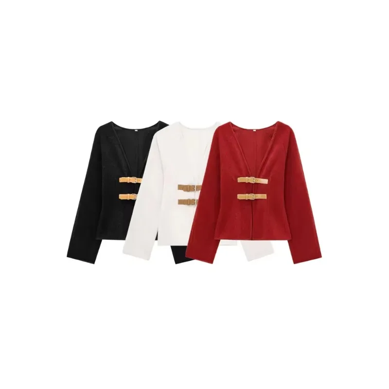 Женская мода с поясом, шерстяная куртка, пальто с v-образным вырезом и длинными рукавами, женская верхняя одежда, шикарные топы
Женская мода с поясом, шерстяная куртка, пальто с v-образным вырезом и длинными рукавами, женская верхняя одежда, шикарные топы