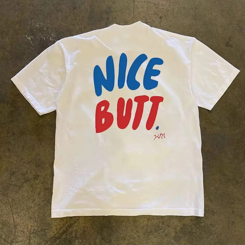 Pure Cotton Short Sleeve T-Shirt Men's Loose Fit American Retro Style Casual Wear for Couples by Xiao Chen Story Multi
Pure Cotton Short Sleeve T-Shirt Men's Loose Fit American Retro Style Casual Wear for Couples by Xiao Chen Story Multi