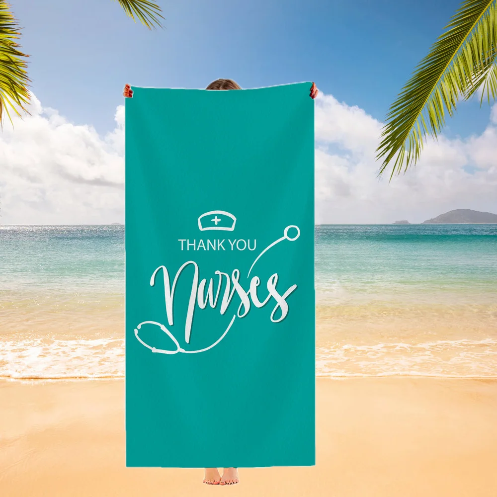 Thank you Nurses beach towel bathroom accessories Bath towels beach towel gift for happy Nurses week
Thank you Nurses beach towel bathroom accessories Bath towels beach towel gift for happy Nurses week