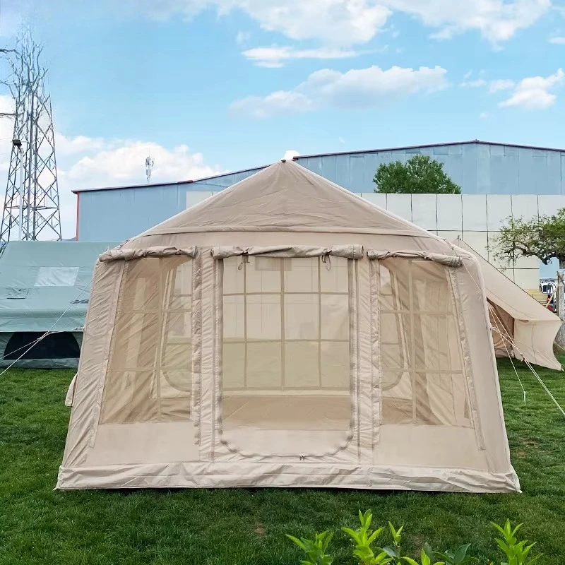 Luxury Air Tent Portable Inflatable Camping Outdoor Tent With Waterproof PVC Cotton Oxford Fabric
Luxury Air Tent Portable Inflatable Camping Outdoor Tent With Waterproof PVC Cotton Oxford Fabric