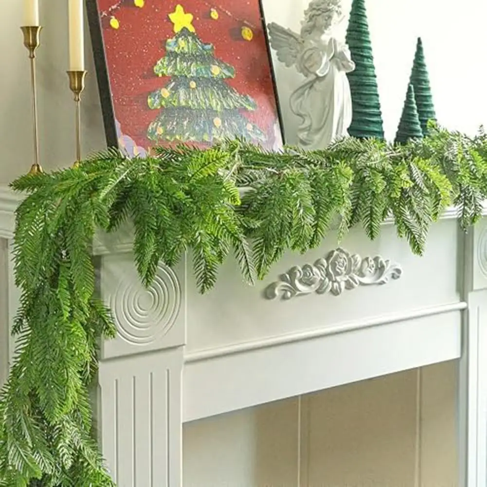 190cm Artificial Christmas Pine Garland Pine Greenery Garlands For Stairs Fire Surround Shop Display Beautiful Holiday Display
190cm Artificial Christmas Pine Garland Pine Greenery Garlands For Stairs Fire Surround Shop Display Beautiful Holiday Display