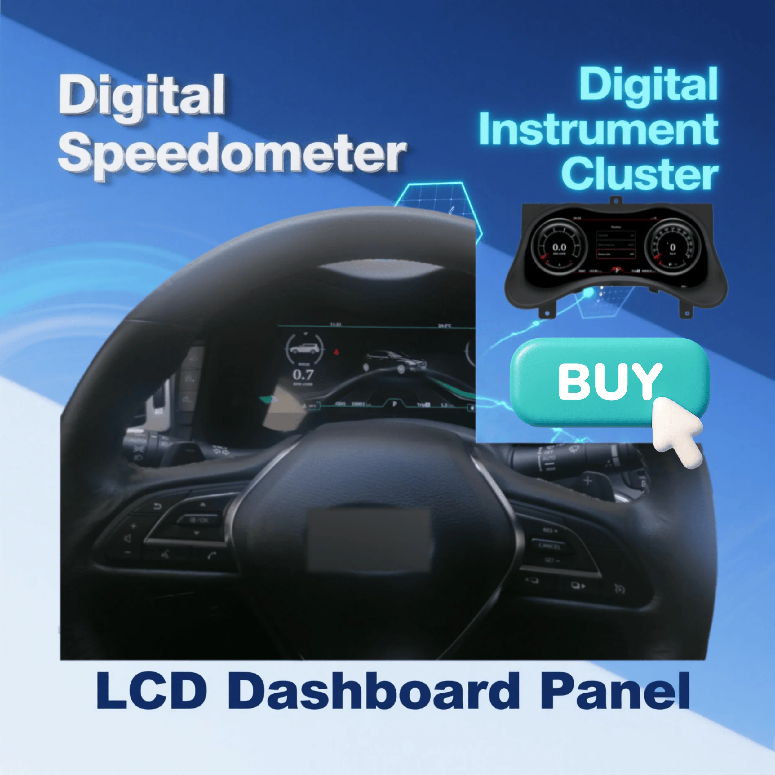 12.3‘’ inch Digital Cluster Display dashboard For Infiniti Q70 LCD Dashboard Panel Speedometer Virtual Cockpit Instrument
12.3‘’ inch Digital Cluster Display dashboard For Infiniti Q70 LCD Dashboard Panel Speedometer Virtual Cockpit Instrument