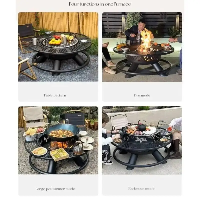 Barbecue Modern Outdoor Wood High Quality Fire Grill Pit Table Heater Patio Villa Campfire Fireplace Table Charcoal Brazier
Barbecue Modern Outdoor Wood High Quality Fire Grill Pit Table Heater Patio Villa Campfire Fireplace Table Charcoal Brazier