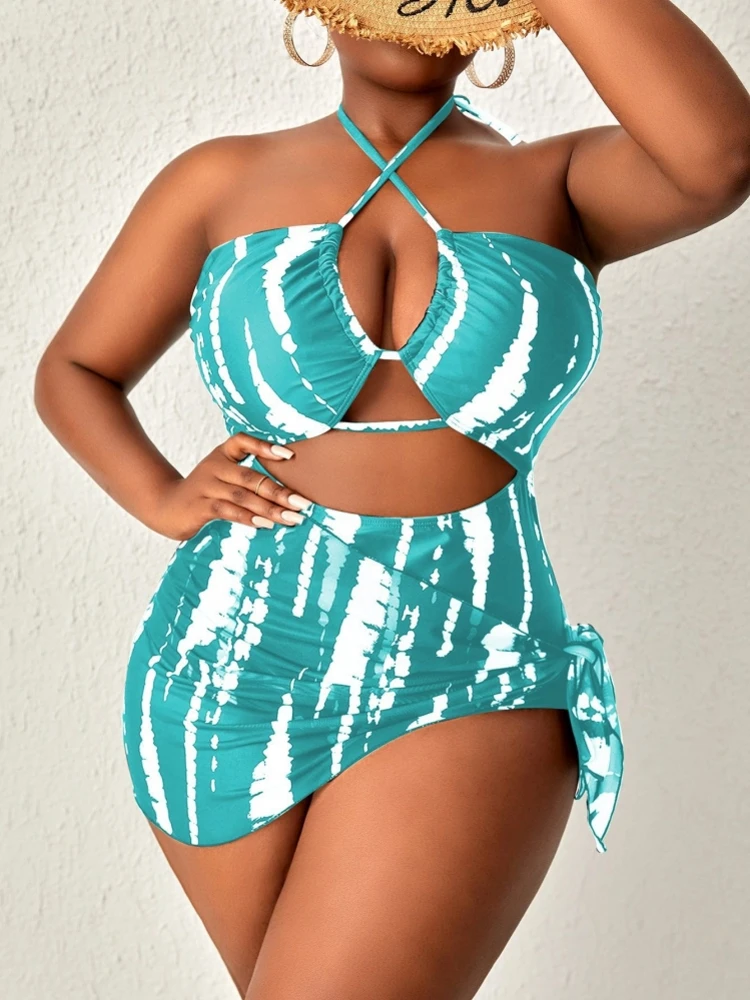 L-4XL Plus Size High Waist Bikini Women's Push Up Large Size Swimsuit Summer Mujer Big Size Tummy Control Swimwear Bikini Sets
L-4XL Plus Size High Waist Bikini Women's Push Up Large Size Swimsuit Summer Mujer Big Size Tummy Control Swimwear Bikini Sets
