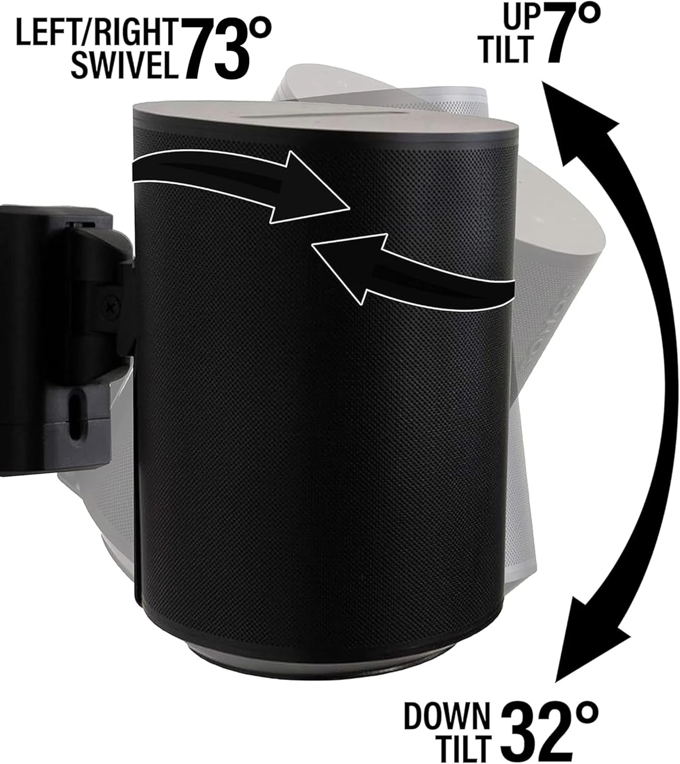 Одиночное черное крепление динамика для 100-поворотного и наклона, простая установка на 15 минут — прямые продажи с завода
Одиночное черное крепление динамика для 100-поворотного и наклона, простая установка на 15 минут — прямые продажи с завода