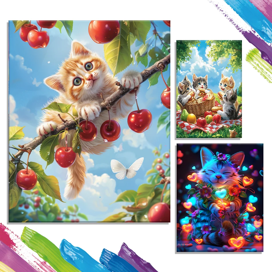 GATYZTORY Painting By Numbers On Canvas With Frame Color Markers cat Animals Picture Drawing Diy Oil Watercolors Adult Coloring
GATYZTORY Painting By Numbers On Canvas With Frame Color Markers cat Animals Picture Drawing Diy Oil Watercolors Adult Coloring