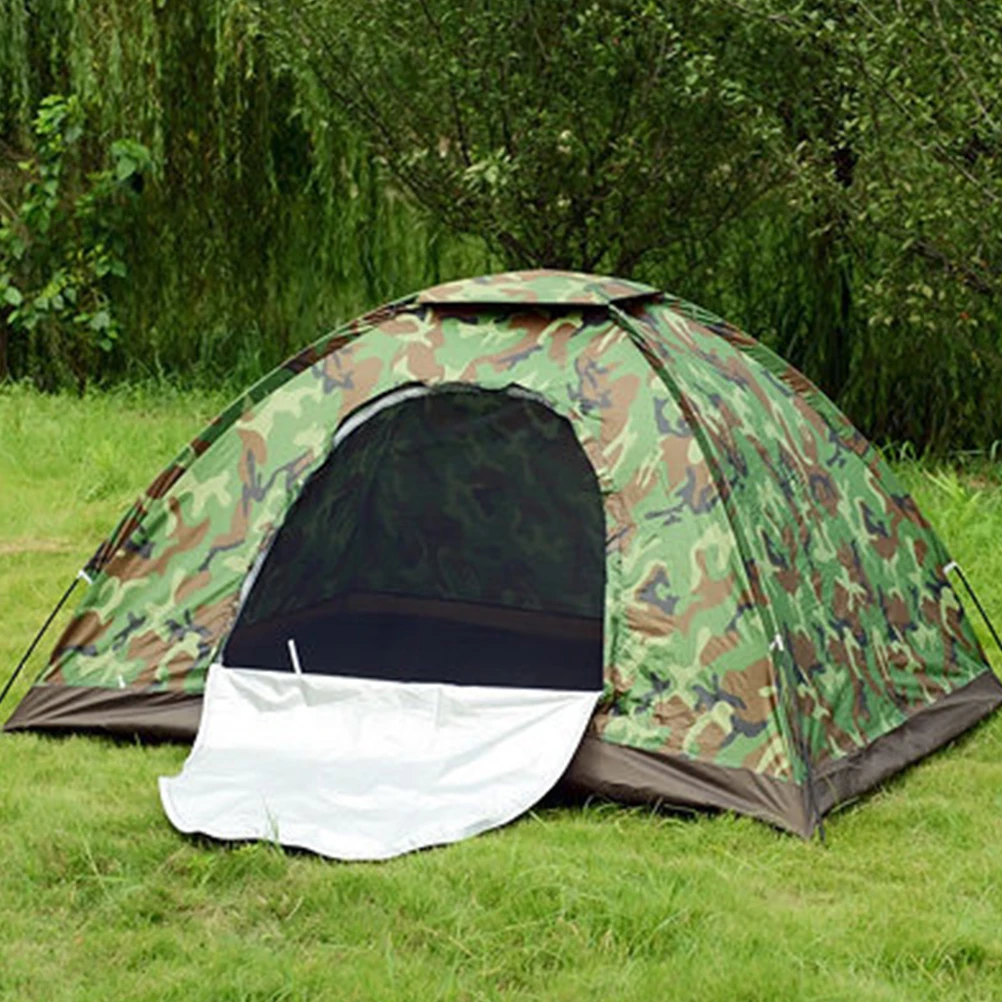 1Pcs Camouflage Tent Waterproof Grenadine Design Uv Protection Rugged Outdoor Camping Tent for Hiking Traveling 
1Pcs Camouflage Tent Waterproof Grenadine Design Uv Protection Rugged Outdoor Camping Tent for Hiking Traveling