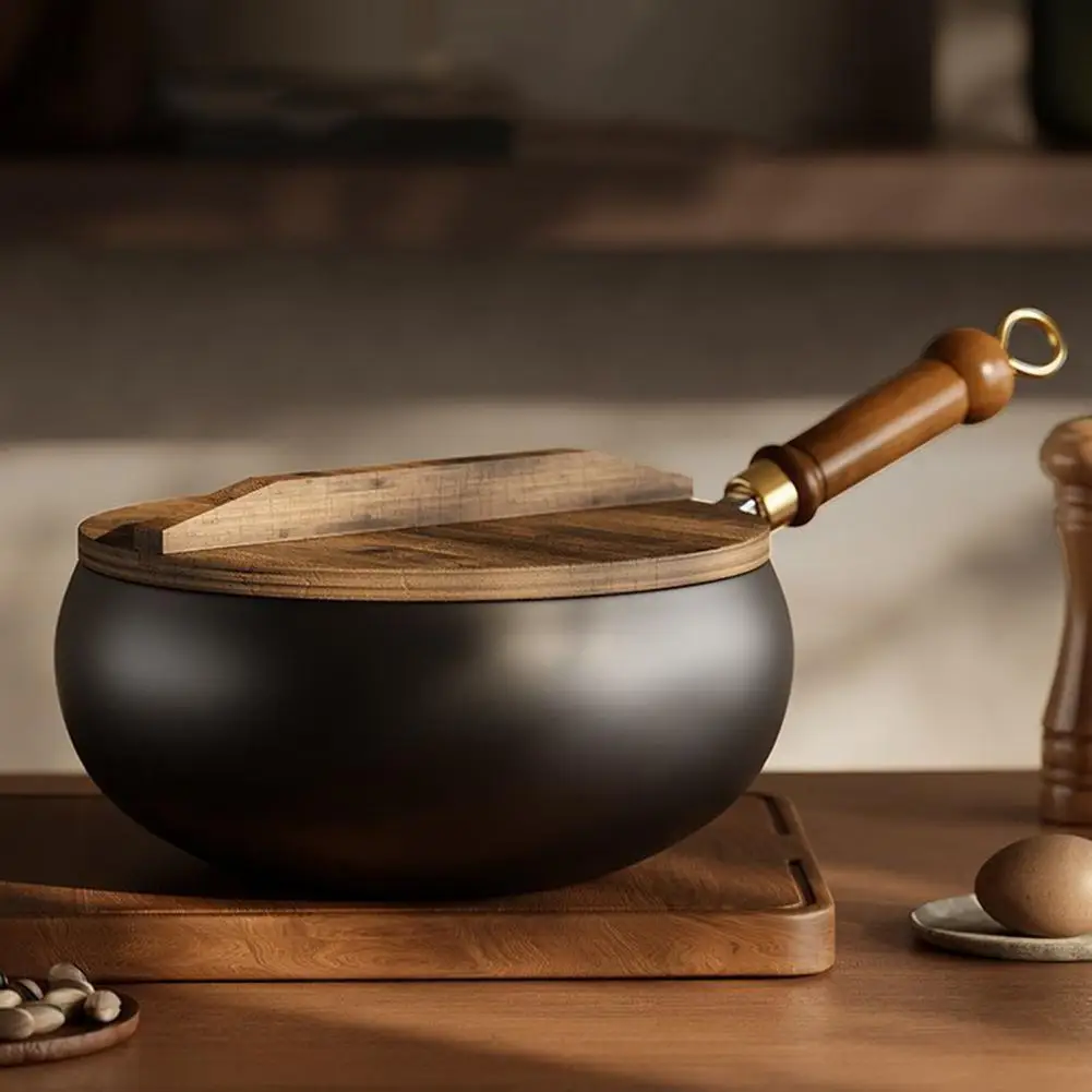Ergonomic Handle Wok Non-stick Cast Iron Wok with Lid Spatula Japanese Hand-forged Thick Iron Pan Scratch-resistant
Ergonomic Handle Wok Non-stick Cast Iron Wok with Lid Spatula Japanese Hand-forged Thick Iron Pan Scratch-resistant