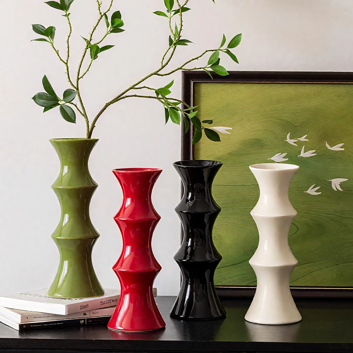 Классические и элегантные керамические вазы, маленькие и свежие украшения для домашних ТВ-шкафов и обеденных столов 
Классические и элегантные керамические вазы, маленькие и свежие украшения для домашних ТВ-шкафов и обеденных столов