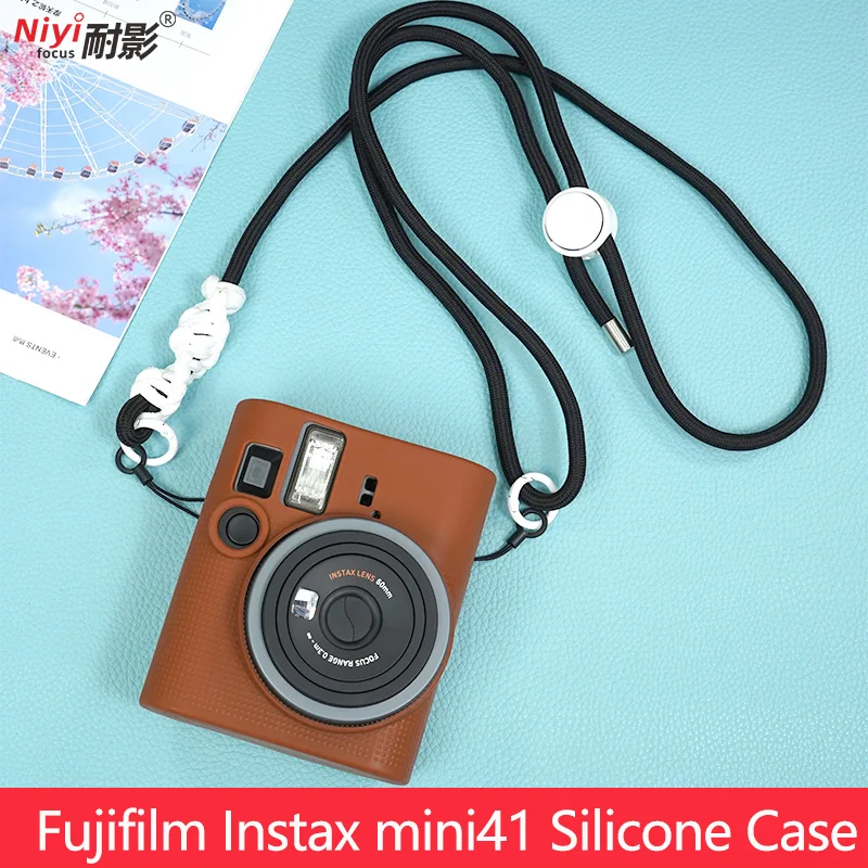 Чехол для камеры Instax, мягкий силиконовый твердый чехол для камеры Fujifilm Instax mini41, защитный чехол для корпуса, устойчивый к ударам
Чехол для камеры Instax, мягкий силиконовый твердый чехол для камеры Fujifilm Instax mini41, защитный чехол для корпуса, устойчивый к ударам