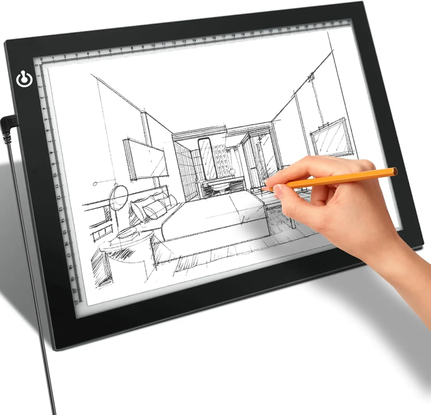 A4 LED Tracing Light Box, Adjustable Brightness Art Light Pad, USB Power Light Table for Artists, Tattoo Drawing & Sketching
A4 LED Tracing Light Box, Adjustable Brightness Art Light Pad, USB Power Light Table for Artists, Tattoo Drawing & Sketching