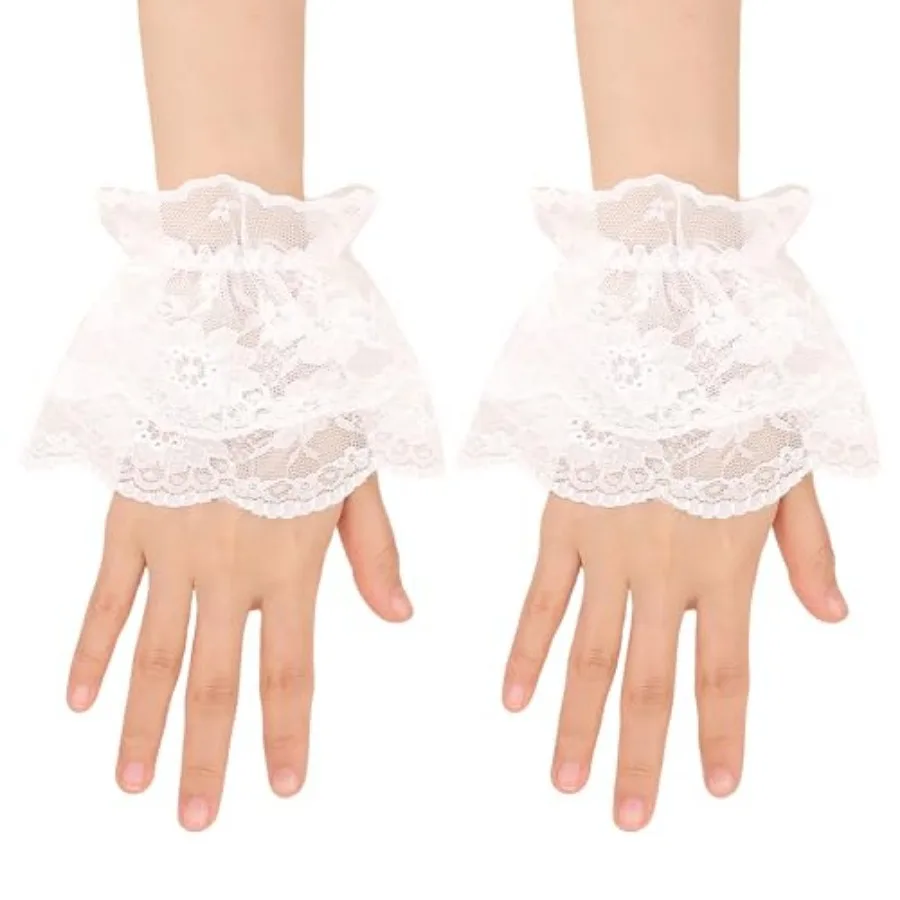 Semato White Lace Gloves Tea Party Lolita Accessories White Hand Sleeve for Women
Semato White Lace Gloves Tea Party Lolita Accessories White Hand Sleeve for Women