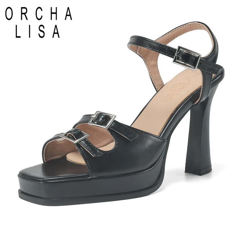 ORCHA LISA 2025 New Design Fashion Female Sandals Square Toe Block Heels Buckle Straps Plus Size 41 42 43 Dating Women Shoes
ORCHA LISA 2025 New Design Fashion Female Sandals Square Toe Block Heels Buckle Straps Plus Size 41 42 43 Dating Women Shoes