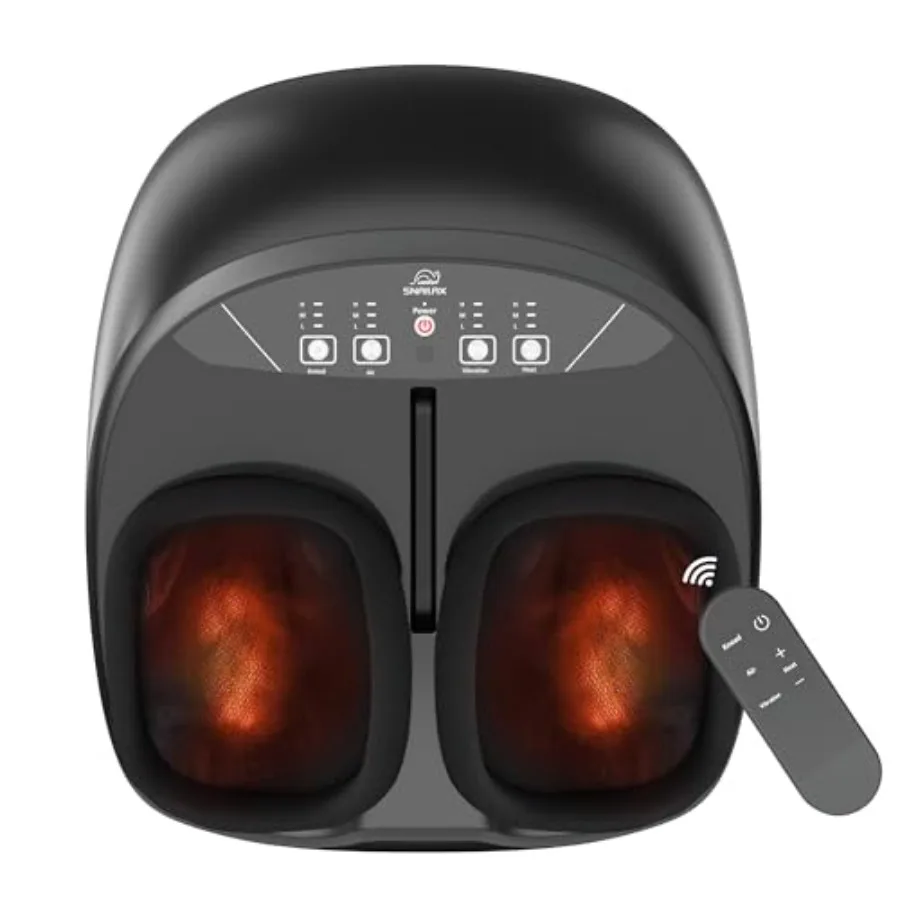 Foot Massager with Heat Remote Control Shiatsu Heated Foot Massager Machine with Deep Kneading Rolling Compression Vibration fo
Foot Massager with Heat Remote Control Shiatsu Heated Foot Massager Machine with Deep Kneading Rolling Compression Vibration fo