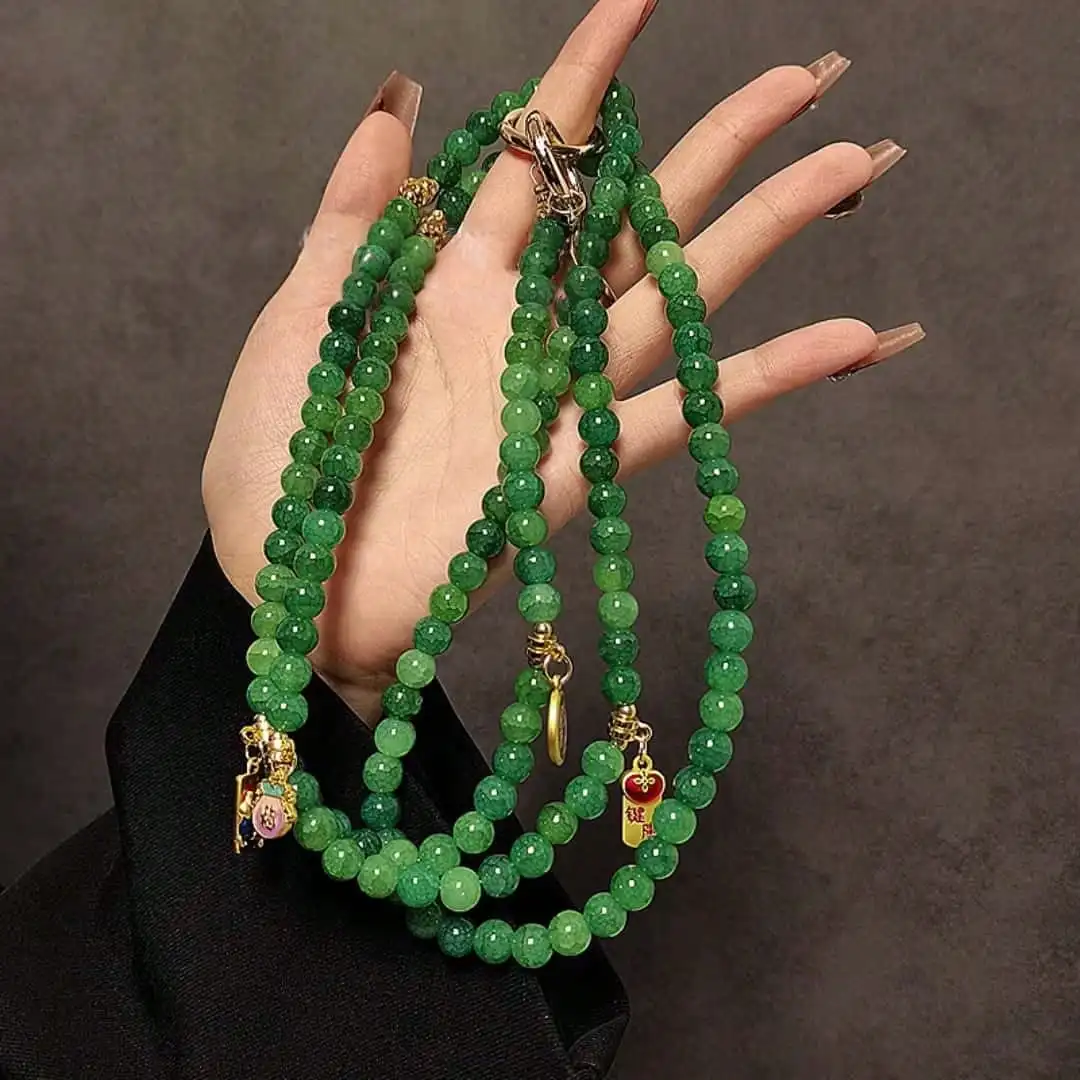 A Long Crossbody Lanyard Chain, Suitable For Phone Cases, Featuring A New Chinese-Style Crystal Bead Design, Suitable For All Types Of Pendants
A Long Crossbody Lanyard Chain, Suitable For Phone Cases, Featuring A New Chinese-Style Crystal Bead Design, Suitable For All Types Of Pendants