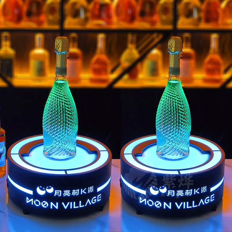 Ziyi LED Rechargeable Luminous Wine Stand High-end Champagne and Liquor Display Stand Creative Colorful Round Wine Rack
Ziyi LED Rechargeable Luminous Wine Stand High-end Champagne and Liquor Display Stand Creative Colorful Round Wine Rack
