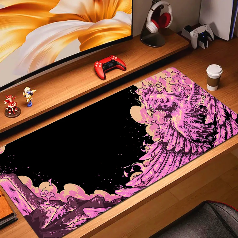 Розовый коврик для мыши Phoenix Art, игровой коврик для компьютерной мыши под заказ, размер Xxl, из натурального каучука, большой Настольный коврик
Розовый коврик для мыши Phoenix Art, игровой коврик для компьютерной мыши под заказ, размер Xxl, из натурального каучука, большой Настольный коврик
