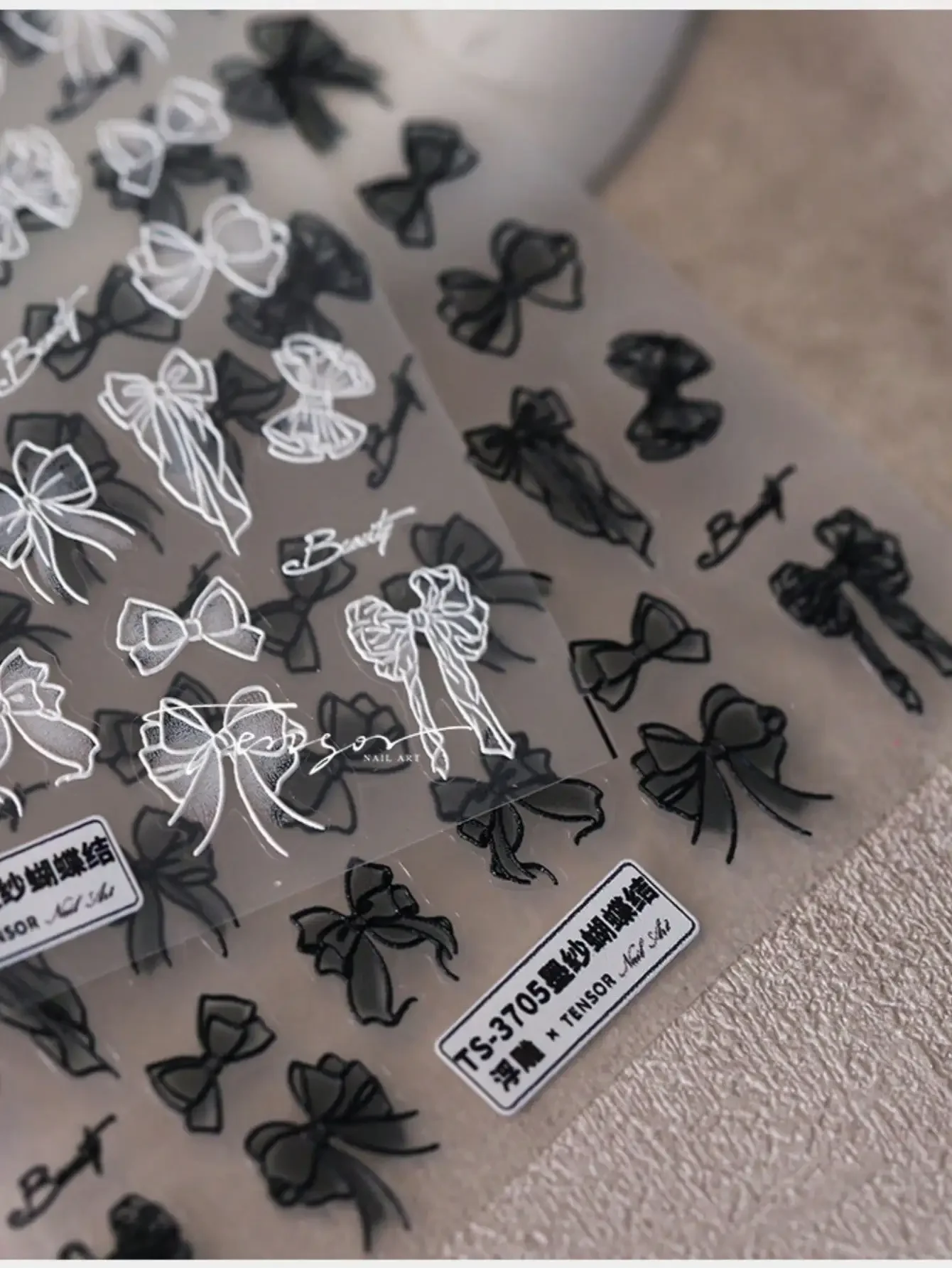 3D Embossed Black & White Lace Bow Nail Art Stickers - Self-Adhesive, Cartoon-Themed Decals For Diy Manicures, Phone Cases & Journals Nails Nail Supplies
3D Embossed Black & White Lace Bow Nail Art Stickers - Self-Adhesive, Cartoon-Themed Decals For Diy Manicures, Phone Cases & Journals Nails Nail Supplies