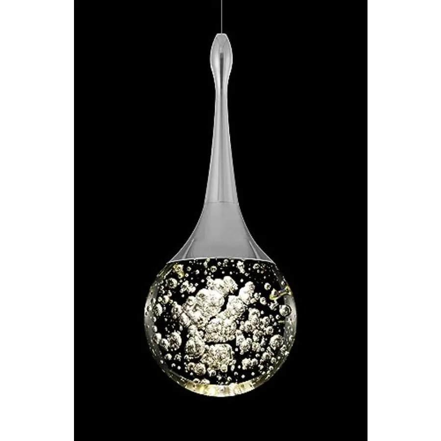 1 Light Teardrop Crystal Pendant LightingIntegrated Pendant Light with Crystal Bubble for Kitchen Island Globe Fixtures Chromed
1 Light Teardrop Crystal Pendant LightingIntegrated Pendant Light with Crystal Bubble for Kitchen Island Globe Fixtures Chromed
