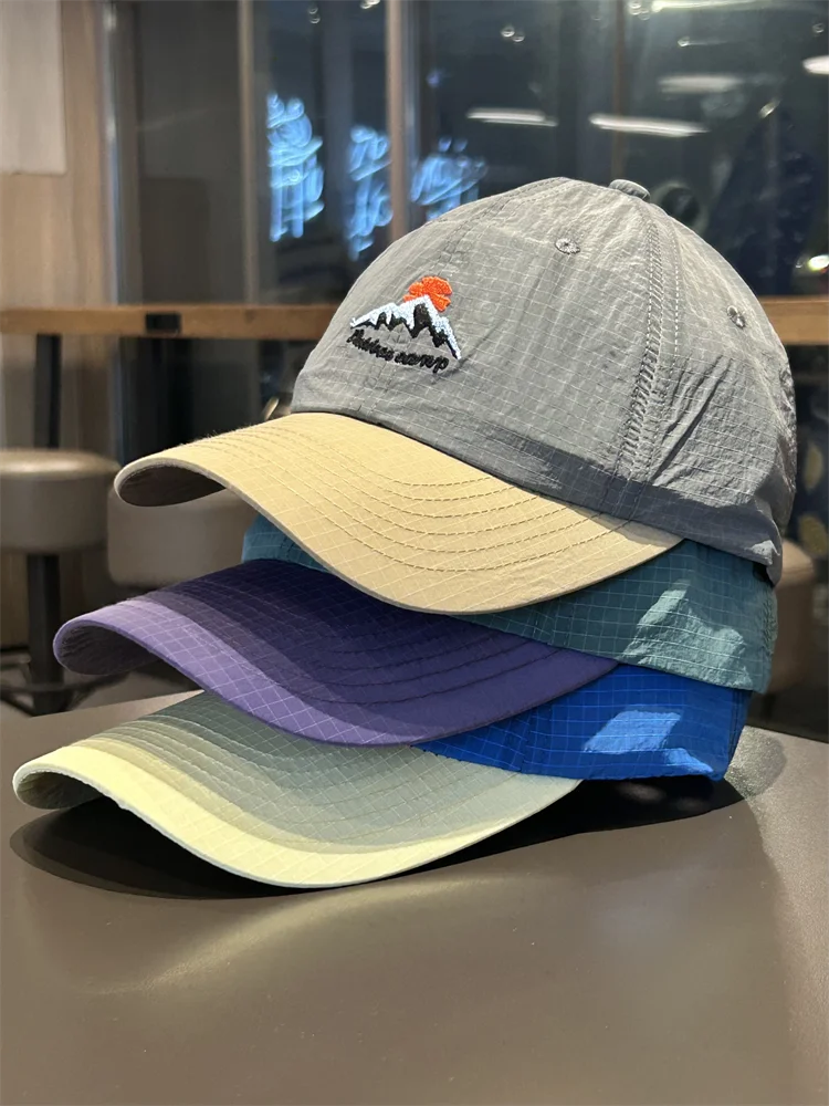 Outdoor quick-drying cap spring and summer men's and women's embroidered baseball cap sun hat
Outdoor quick-drying cap spring and summer men's and women's embroidered baseball cap sun hat