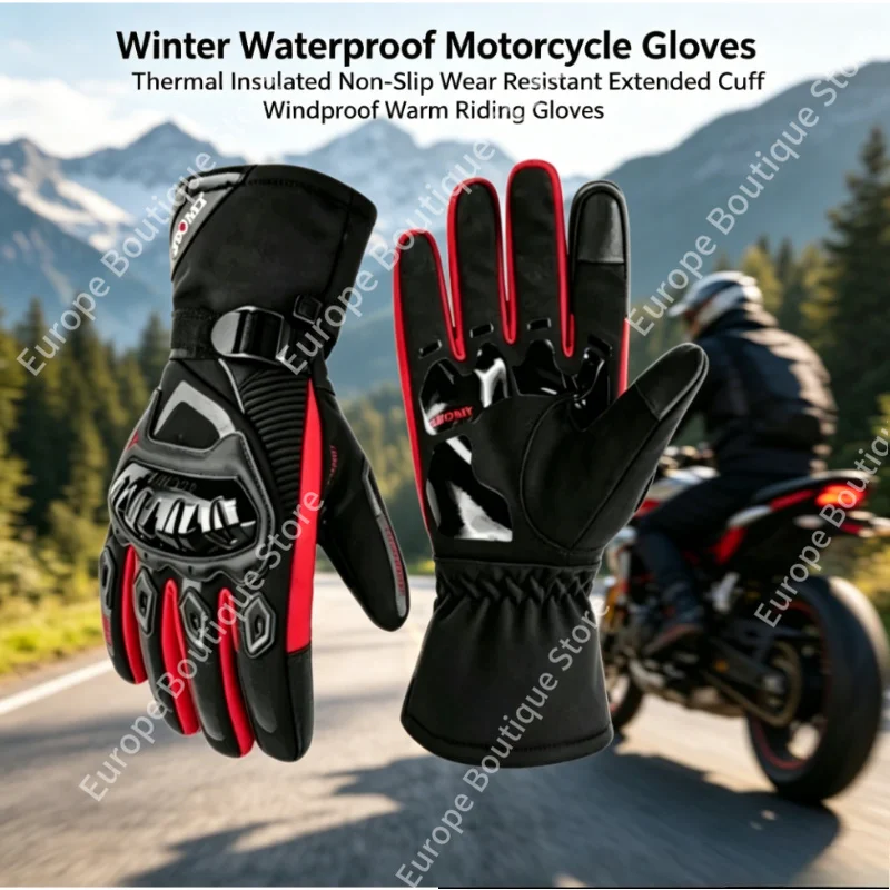 2026 NEW Men Winter Motorcycle Gloves Waterproof Thermal Insulated Non Slip Wear Resistant Extended Cuff Windproof Warm Gloves
2026 NEW Men Winter Motorcycle Gloves Waterproof Thermal Insulated Non Slip Wear Resistant Extended Cuff Windproof Warm Gloves