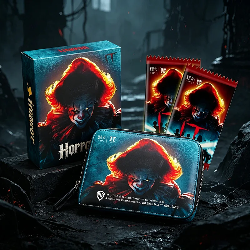 GenuineThe Clown Return IT Movie Premium Blind Box Trading Cards Series Collector's Edition Box Horror Film Collectible Gifts
GenuineThe Clown Return IT Movie Premium Blind Box Trading Cards Series Collector's Edition Box Horror Film Collectible Gifts