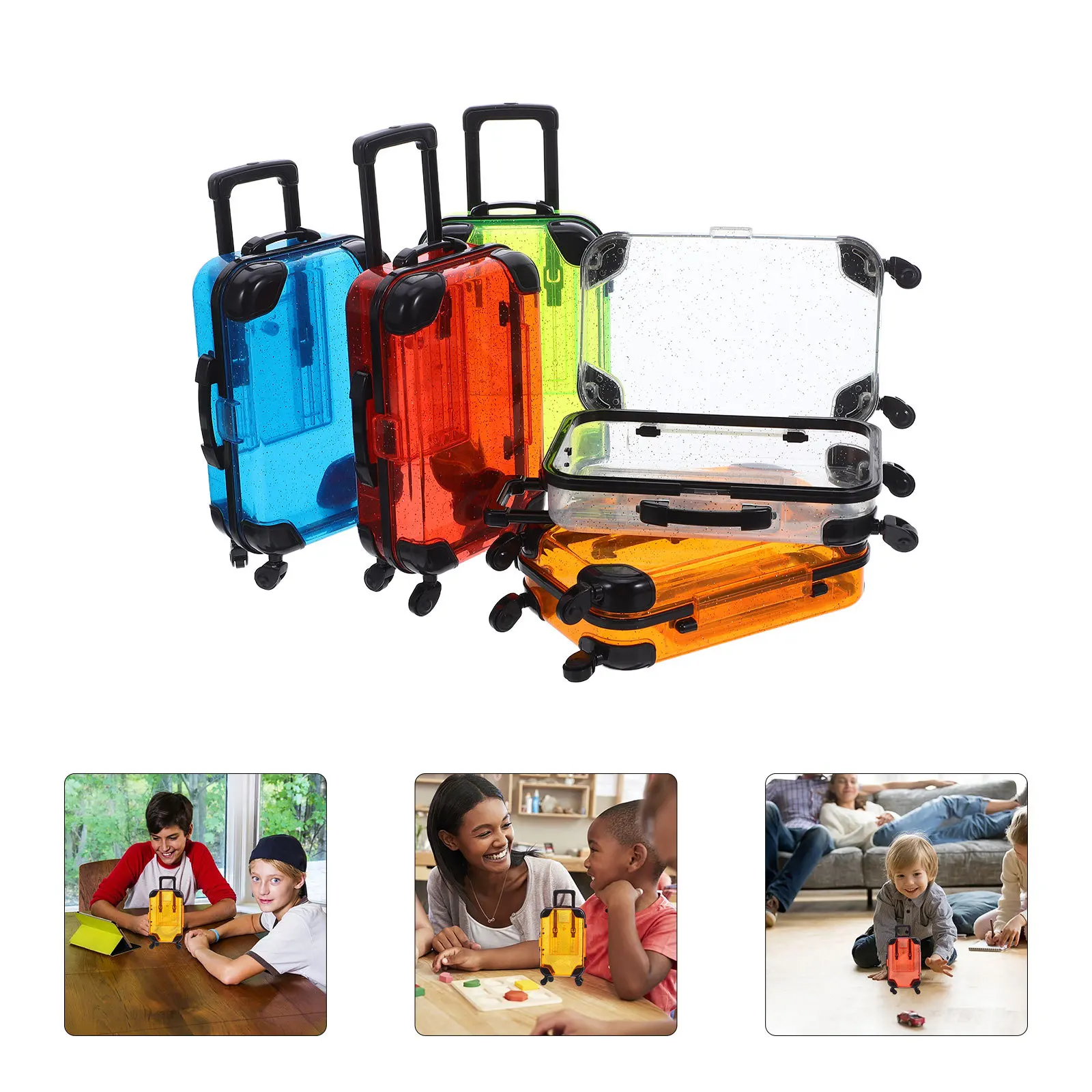 5pcs Children'S Case Suitcases Suitcase Mini Suitcase Toy Travel Playset Kids Pretend .6\
5pcs Children'S Case Suitcases Suitcase Mini Suitcase Toy Travel Playset Kids Pretend .6\