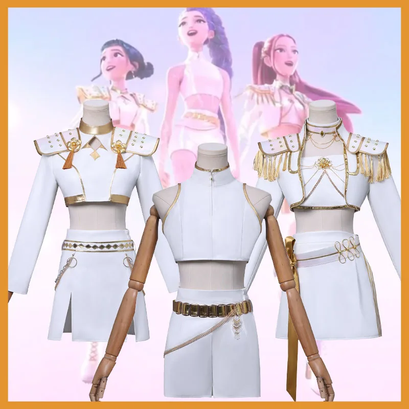 KPop Demon Hunters Rumi Cosplay Costume Mira Demon Hunters Cosplay Kpop Zoey Cosplay KPop Demon Hunter Costume Girl Group Outfit
KPop Demon Hunters Rumi Cosplay Costume Mira Demon Hunters Cosplay Kpop Zoey Cosplay KPop Demon Hunter Costume Girl Group Outfit